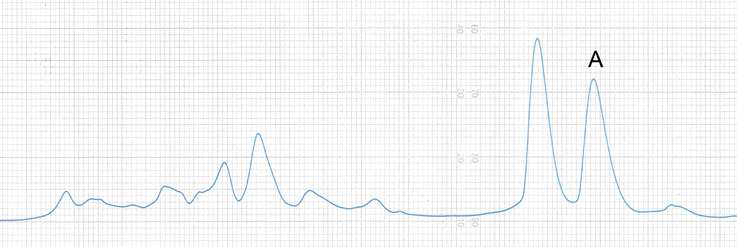 Preparative recycling HPLC chromatogram of the hydrangea tea extract. A, phyllodulcin