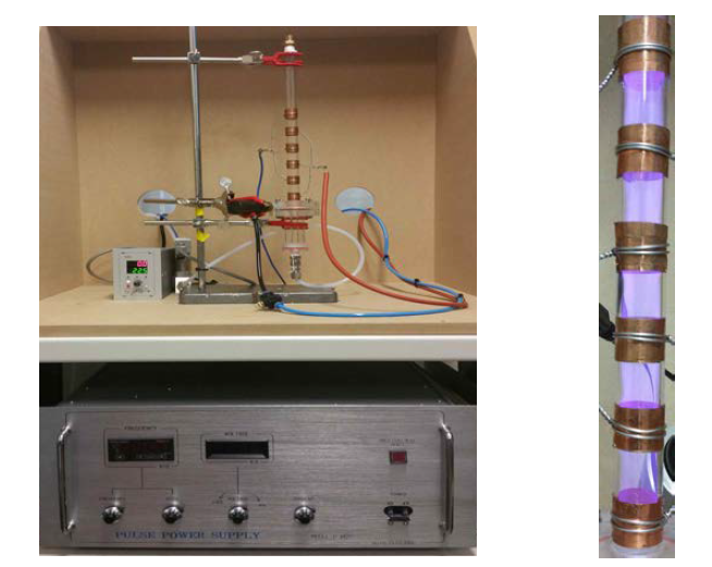 Dielectric Barrier Discharge (DBD) CP treatment system (SWU-4), developed in the second year of research