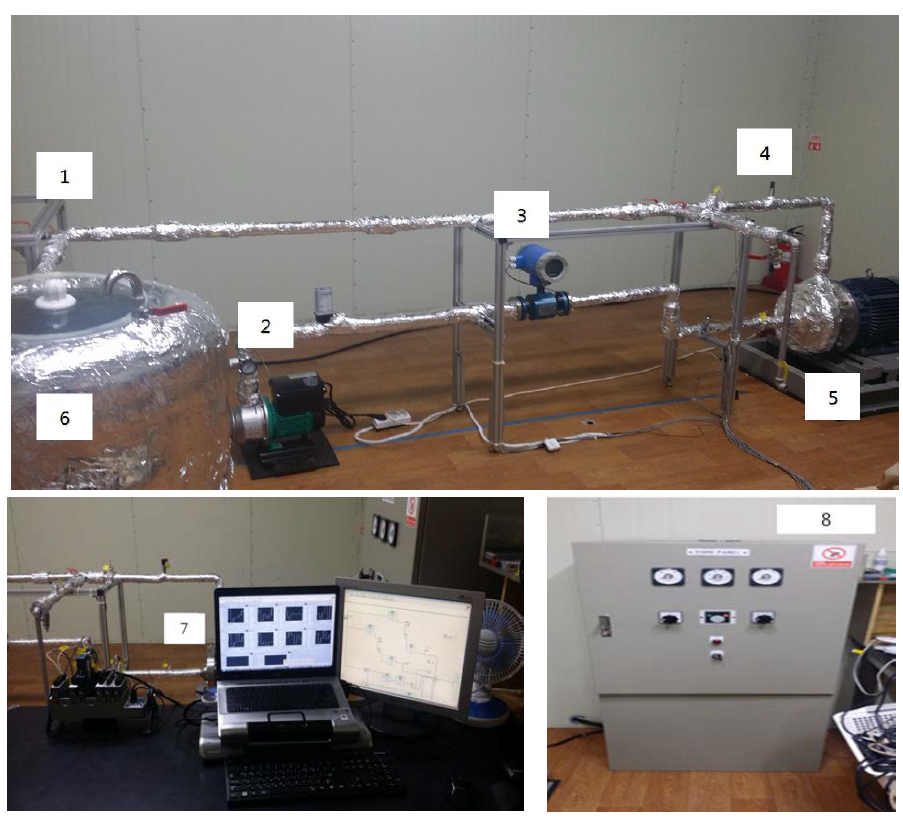 성능실험을 위한 실험장치 전체 구성도