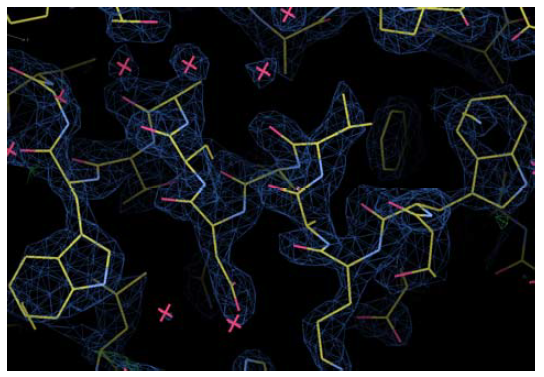 electron density map