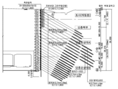 기존 흙막이 구조물