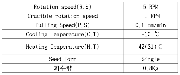 실험 조건