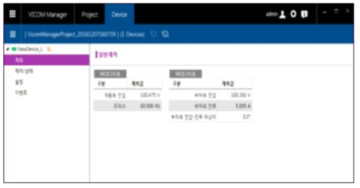 계측데이터 Read 결과