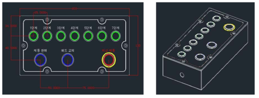 외부 버튼 제어용 모듈 도면