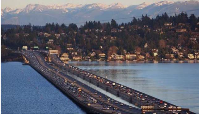 Seattle floating bridge