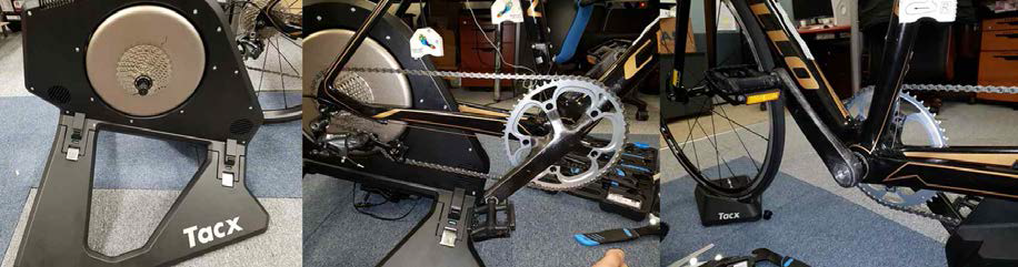 자전거 주행실험을 위한 실내 실험용 자전거 구성