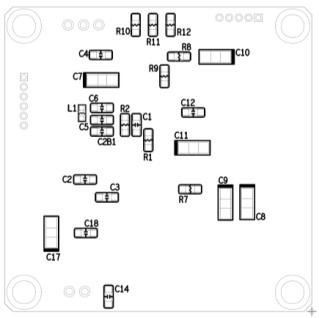 Zigbee 무선모듈 배치도(BOTTOM)