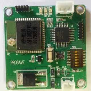 Zigbee 무선모듈 부품 실장도(TOP)