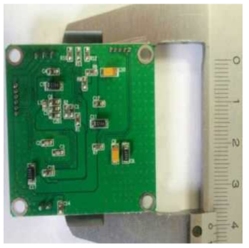 Zigbee 무선모듈 부품 실장도(BOTTOM)