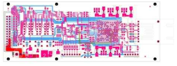 LED Control Module의 Composite Layout (Layer 1 - 6)