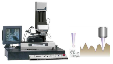 촉침식 표면 조도 측정기 및 촉침.