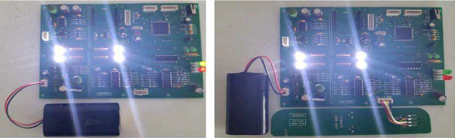 비상전원으로 동작하는 Device Adapter의 모습