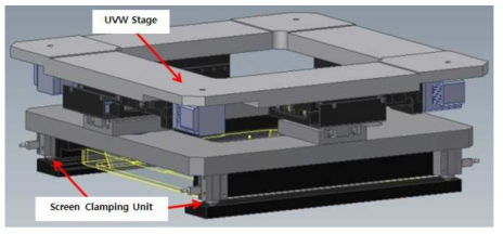 Prototype 2 Mask Screen Clamp Unit