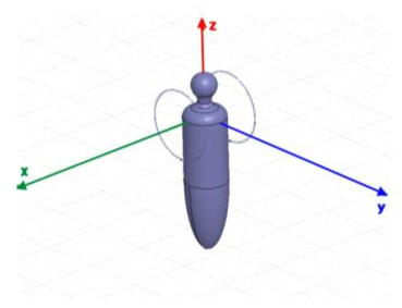 균일 모의 인체가 삽입된 125 kHz 시스템 구조