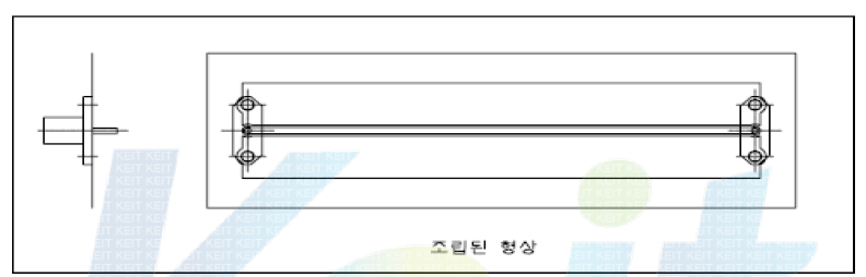 전송 선로 시료 Probe 급전 / Ass’y 도면