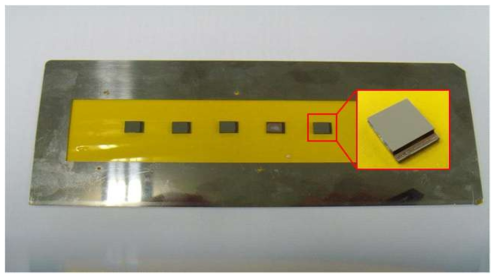 Flip-chip Bonding 된 X-ray Sensor chip-set