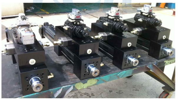 6 ton Actuator 4기 제작 완료 사진