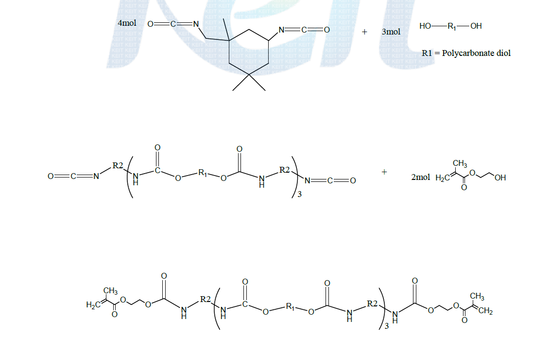 고탄성 우레탄프리폴리머의 합성과정 (DST-101)