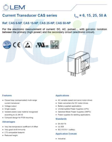 Datasheet - CAS XX-NP series