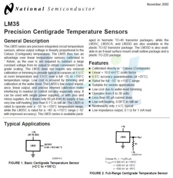 Datasheet - LM35