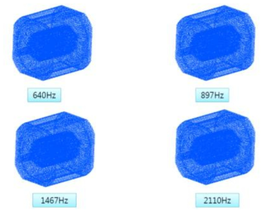 IPMSG ASSY 고유진동수 검토결과