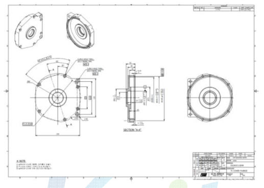IPMSG 2차 시작품 Cover Front 도면