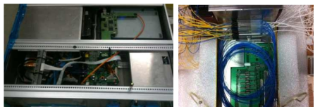 Multichannel Optical Power Monitor Station 내부