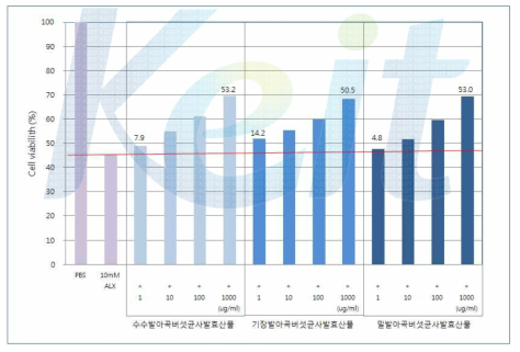 3종의 발아곡(표고균사)발효산물의 INS-1 췌장 β-세포의 보호 효과