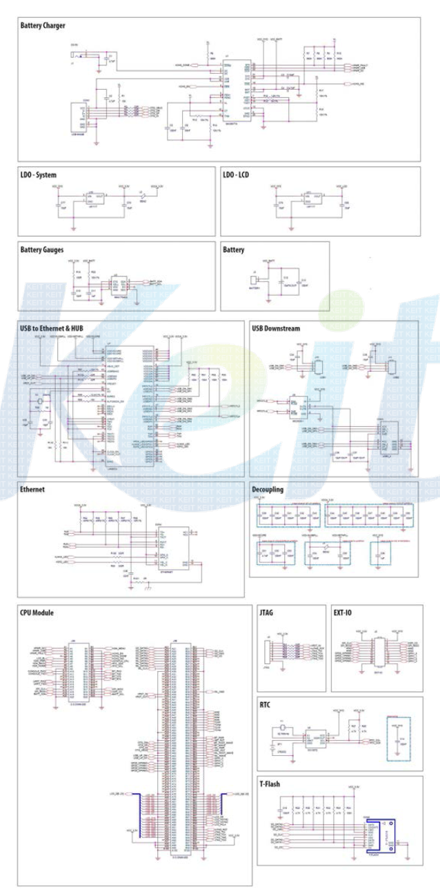 Main control System Base board 회로도