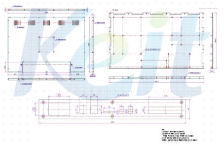 Total RMS Main Display System의 외형설계도