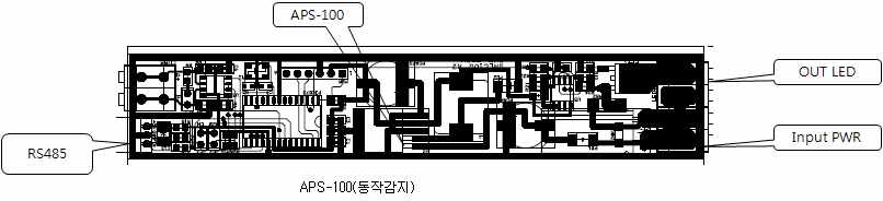 Controller - PCB top view 사진