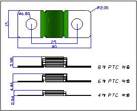 중대형 전지용 PTC 적층 디자인