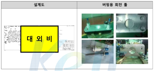 제품 버핑용 회전 툴