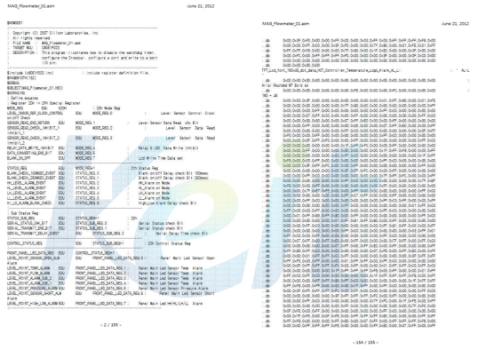 controller microprocessor 해석 일부 발췌본