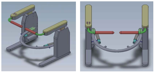 전동 안전손잡이 3D 디자인