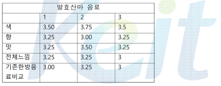 발효산마 음료