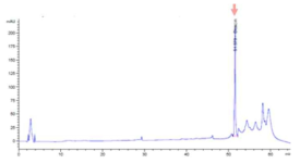 Dioscin(표준물질)의 HPLC 분석