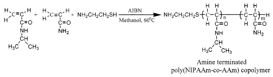 Synthesis of poly(NIPAAm-co-AAm) copolymer