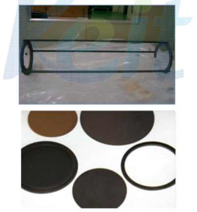 반도체 산업용 SiC-CVD 적용 제품 (반도체 공정용 부자재 및 SiC dummy wafer)