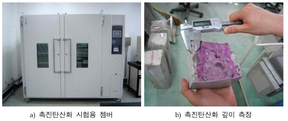 콘크리트 동결융해 시험 전경