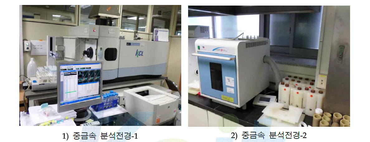 중금속 용출시험 전경(KCL)