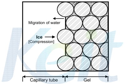 모세관의 동결팽창