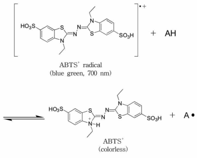 ABTS radical 의 원리