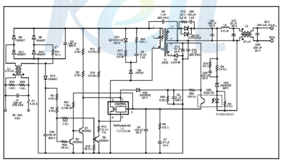 SMPS(Switching Mode Power Supply) 회로 예상도