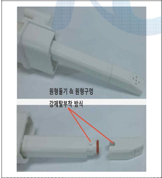 대림비엔코사의 노즐 구조