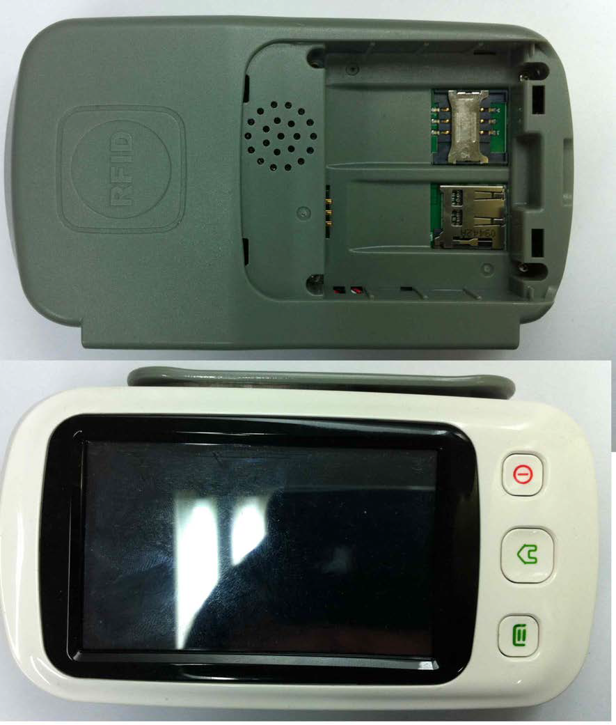 NFC 모듈을 장착한 PDA