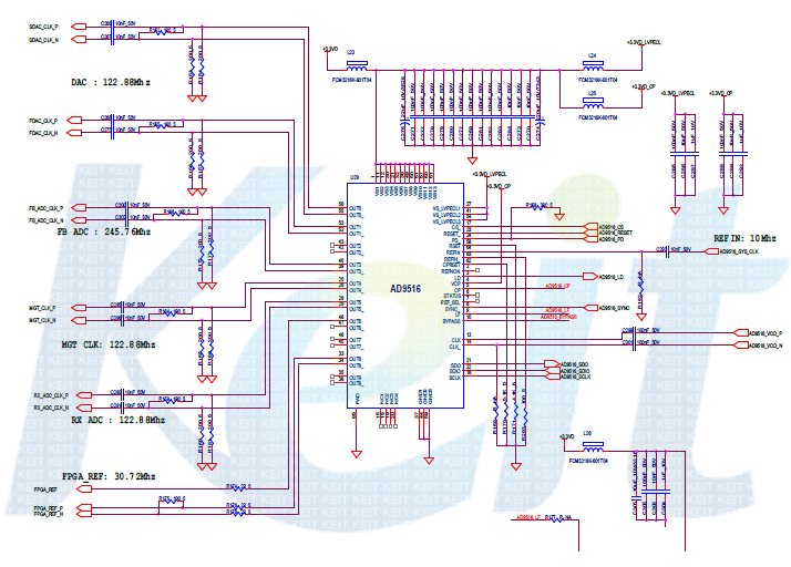 AD9516 회로도