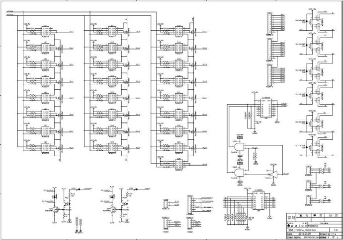 BMS Main Board Analog 회로도