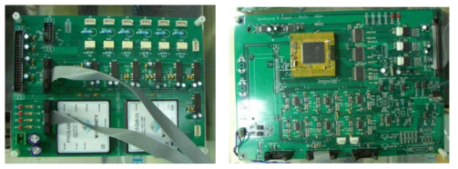 3상 PWM 컨버터의 주 제어부 PCB 실물사진