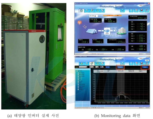 태양광 인버터 및 Monitor Data